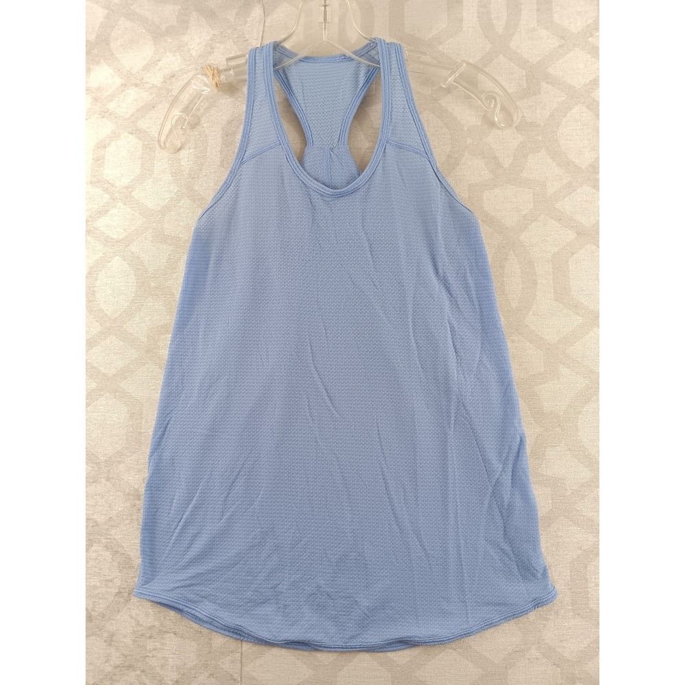 Lululemon Light Blue‎ Racerback Athletic Tank Top Women's Size 4